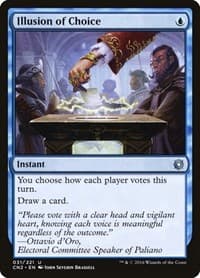 Illusion of Choice - Conspiracy: Take the Crown - Magic: The Gathering card
