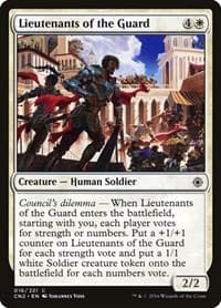 Lieutenants of the Guard - Conspiracy: Take the Crown - Magic: The Gathering card