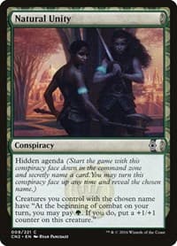 Natural Unity - Conspiracy: Take the Crown - Magic: The Gathering card