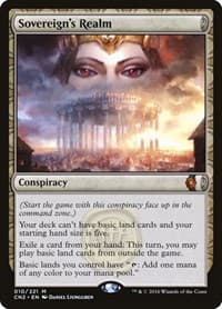 Sovereign's Realm - Conspiracy: Take the Crown - Magic: The Gathering card