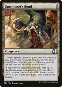 Summoner's Bond - Conspiracy: Take the Crown - Magic: The Gathering card