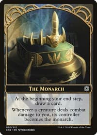 The Monarch Token - Conspiracy: Take the Crown - Magic: The Gathering card