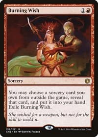 Burning Wish - Conspiracy: Take the Crown - Magic: The Gathering card