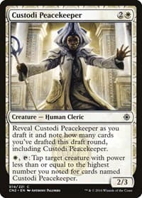 Custodi Peacekeeper - Conspiracy: Take the Crown - Magic: The Gathering card