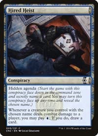 Hired Heist - Conspiracy: Take the Crown - Magic: The Gathering card