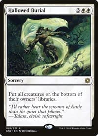 Hallowed Burial - Conspiracy: Take the Crown - Magic: The Gathering card