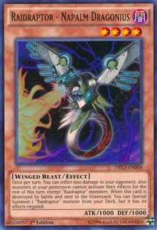 Raidraptor - Napalm Dragonius - Dragons of Legend: Unleashed - YuGiOh card