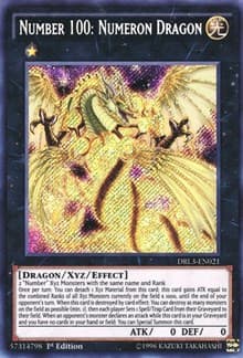 Number 100: Numeron Dragon - Dragons of Legend: Unleashed - YuGiOh card