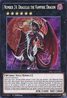 Number 24: Dragulas the Vampiric Dragon - Dragons of Legend: Unleashed - YuGiOh card