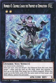 Number 45: Crumble Logos the Prophet of Demolition - Dragons of Legend: Unleashed - YuGiOh card