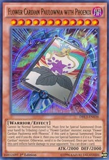 Flower Cardian Paulownia with Phoenix - Dragons of Legend: Unleashed - YuGiOh card