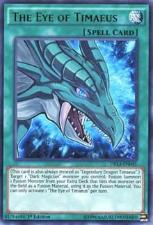 The Eye of Timaeus - Dragons of Legend: Unleashed - YuGiOh card