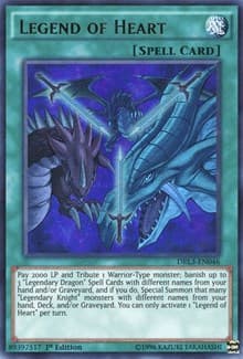 Legend of Heart - Dragons of Legend: Unleashed - YuGiOh card