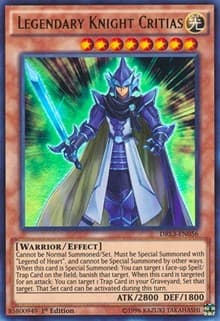 Legendary Knight Critias - Dragons of Legend: Unleashed - YuGiOh card