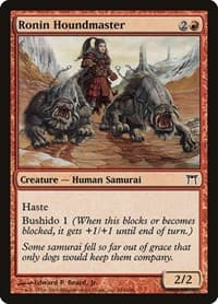 Ronin Houndmaster - Champions of Kamigawa - Magic: The Gathering card