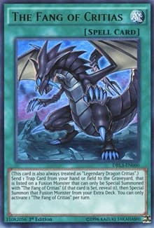 The Fang of Critias - Dragons of Legend: Unleashed - YuGiOh card