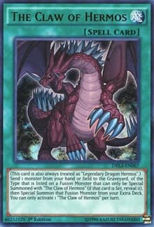The Claw of Hermos - Dragons of Legend: Unleashed - YuGiOh card