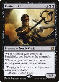 Custodi Lich - Conspiracy: Take the Crown - Magic: The Gathering card