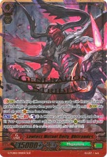 Lawless Mutant Deity, Obtirandus (SGR) - G-TCB02: The GENIUS STRATEGY - Cardfight Vanguard card