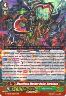 Merciless Mutant Deity, Darkface - G-TCB02: The GENIUS STRATEGY - Cardfight Vanguard card