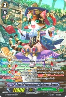 Special Appointment Professor, Arusha (SP) - G-TCB02: The GENIUS STRATEGY - Cardfight Vanguard card