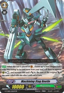 Machining Stag Beetle - G-TCB02: The GENIUS STRATEGY - Cardfight Vanguard card