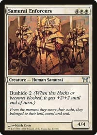 Samurai Enforcers - Champions of Kamigawa - Magic: The Gathering card