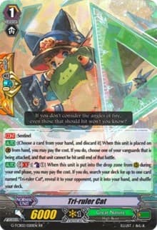 Tri-ruler Cat - G-TCB02: The GENIUS STRATEGY - Cardfight Vanguard card