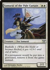 Samurai of the Pale Curtain - Champions of Kamigawa - Magic: The Gathering card