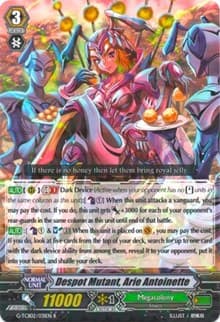 Despot Mutant, Arie Antoinette - G-TCB02: The GENIUS STRATEGY - Cardfight Vanguard card