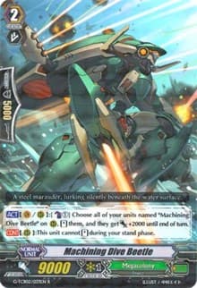 Machining Dive Beetle - G-TCB02: The GENIUS STRATEGY - Cardfight Vanguard card