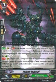 Vulcan Lafertei - G-TCB02: The GENIUS STRATEGY - Cardfight Vanguard card