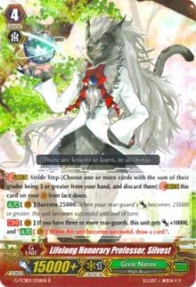 Lifelong Honorary Professor, Silvest - G-TCB02: The GENIUS STRATEGY - Cardfight Vanguard card