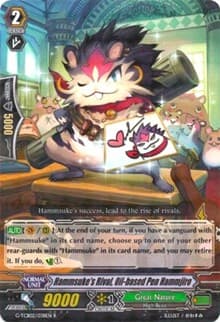 Hammsuke's Rival, Oil-based Pen Hammjiro - G-TCB02: The GENIUS STRATEGY - Cardfight Vanguard card