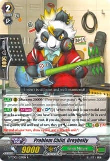 Problem Child, Greybelly - G-TCB02: The GENIUS STRATEGY - Cardfight Vanguard card