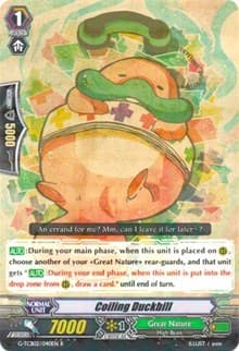 Coiling Duckbill - G-TCB02: The GENIUS STRATEGY - Cardfight Vanguard card