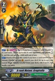 A-rank Mutant, Gragiraffa - G-TCB02: The GENIUS STRATEGY - Cardfight Vanguard card