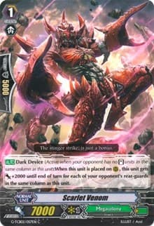 Scarlet Venom - G-TCB02: The GENIUS STRATEGY - Cardfight Vanguard card