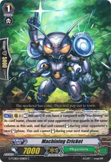 Machining Cricket - G-TCB02: The GENIUS STRATEGY - Cardfight Vanguard card