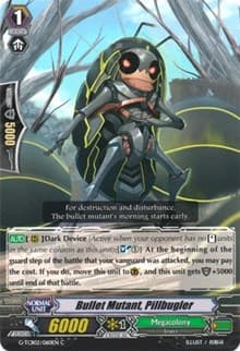 Bullet Mutant, Pillbugler - G-TCB02: The GENIUS STRATEGY - Cardfight Vanguard card
