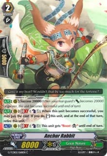 Anchor Rabbit - G-TCB02: The GENIUS STRATEGY - Cardfight Vanguard card