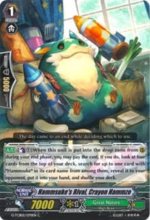 Hammsuke's Rival, Crayon Hammzo - G-TCB02: The GENIUS STRATEGY - Cardfight Vanguard card