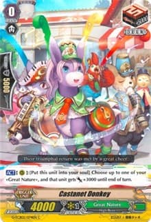 Castanet Donkey - G-TCB02: The GENIUS STRATEGY - Cardfight Vanguard card