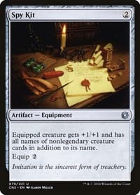 Spy Kit - Conspiracy: Take the Crown - Magic: The Gathering card