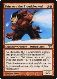 Shimatsu the Bloodcloaked - Champions of Kamigawa - Magic: The Gathering card
