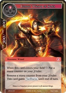 Combat Wizard of Altea - Curse of the Frozen Casket - Force of Will card