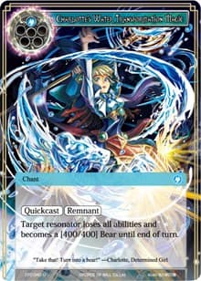 Charlotte's Water Transformation Magic - Curse of the Frozen Casket - Force of Will card