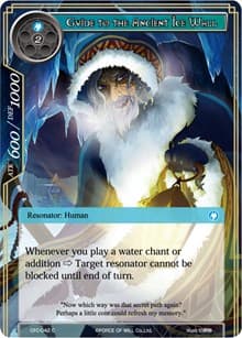Guide to the Ancient Ice Wall - Curse of the Frozen Casket - Force of Will card
