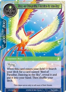 Bird of Paradise, Dancing in the Sky - Curse of the Frozen Casket - Force of Will card
