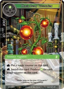 Magic Born Vegetation - Curse of the Frozen Casket - Force of Will card
